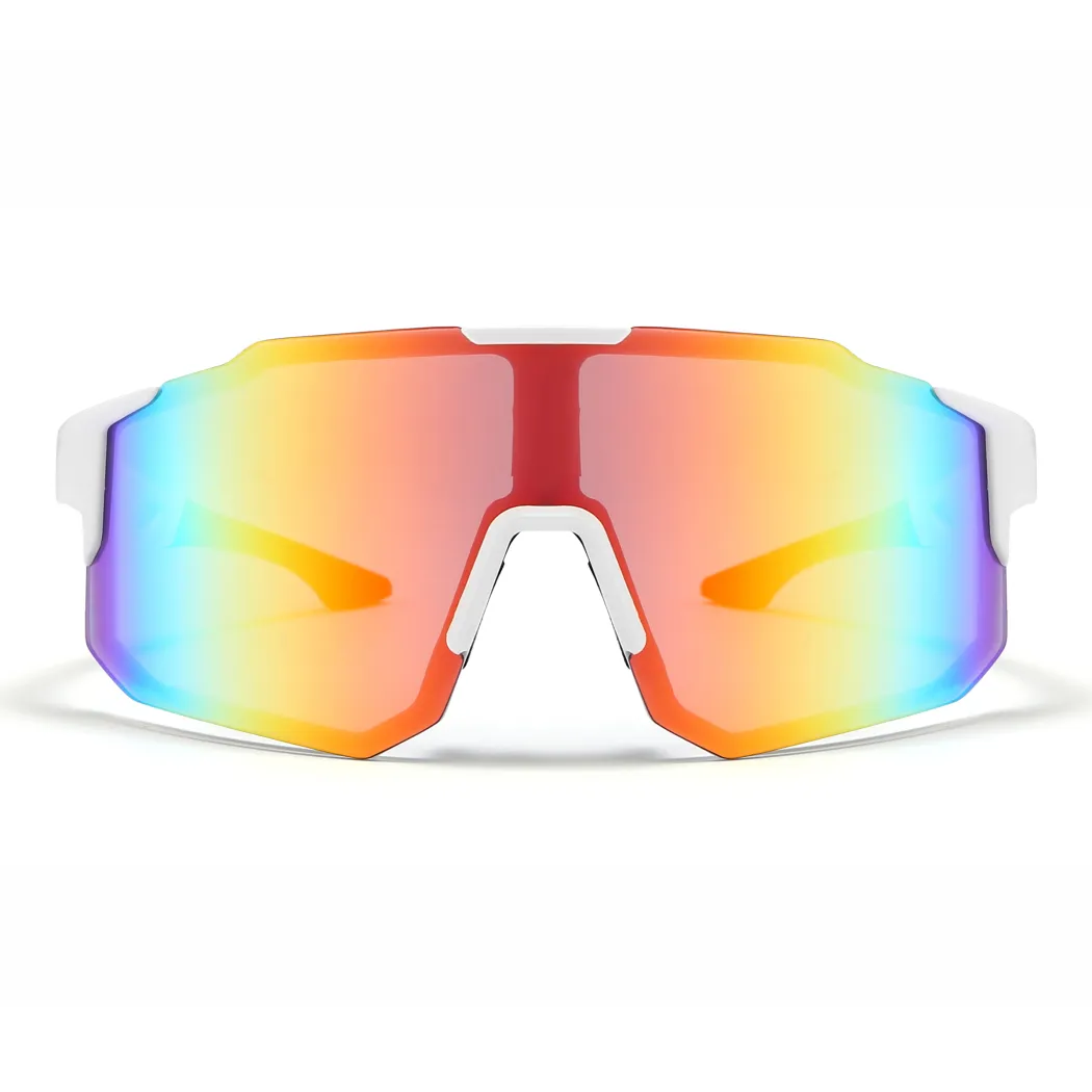 Geometric White Sunglasses