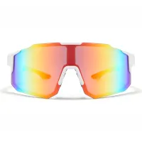 Geometric White Sunglasses