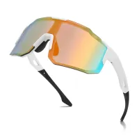 Geometric White Sunglasses