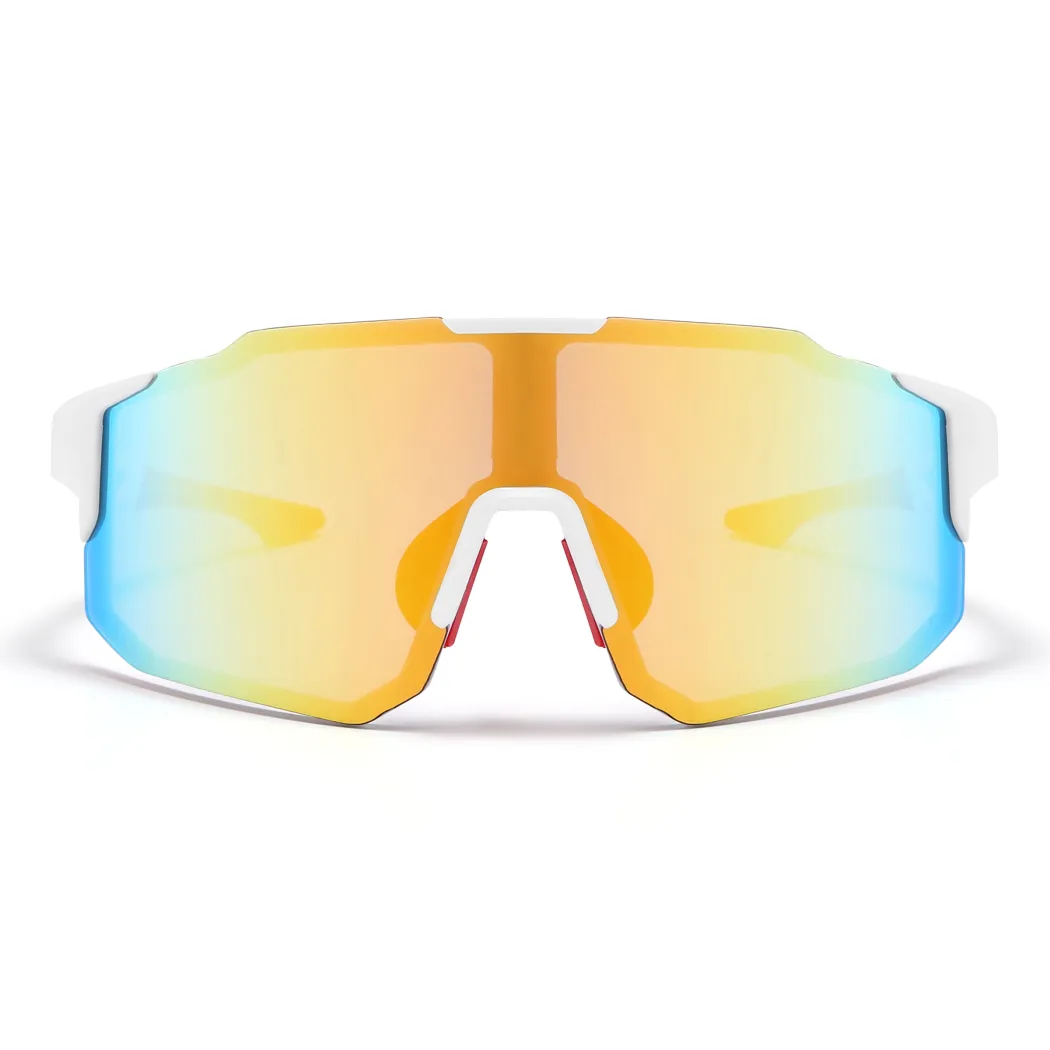 Geometric White Sunglasses