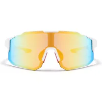 Geometric White Sunglasses