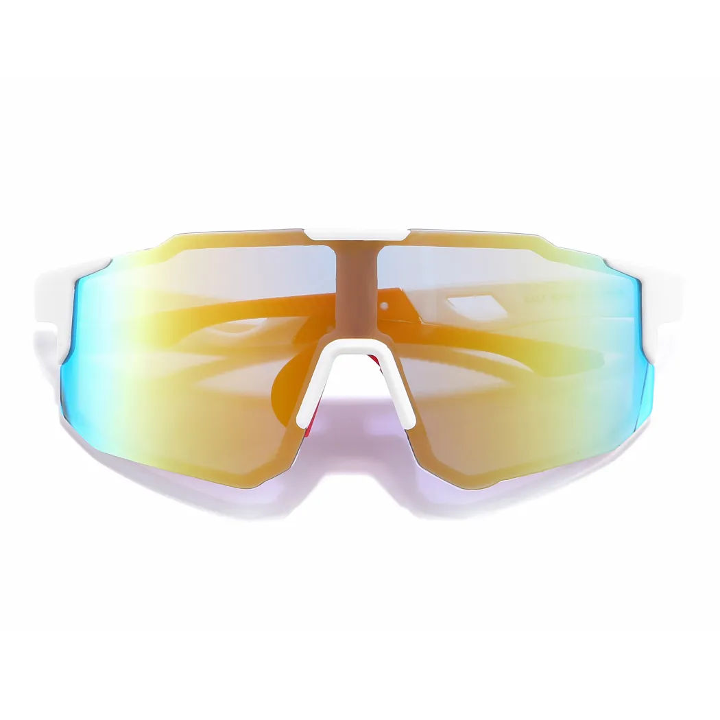 Geometric White Sunglasses