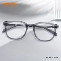 Round Black/Gray Eyeglasses
