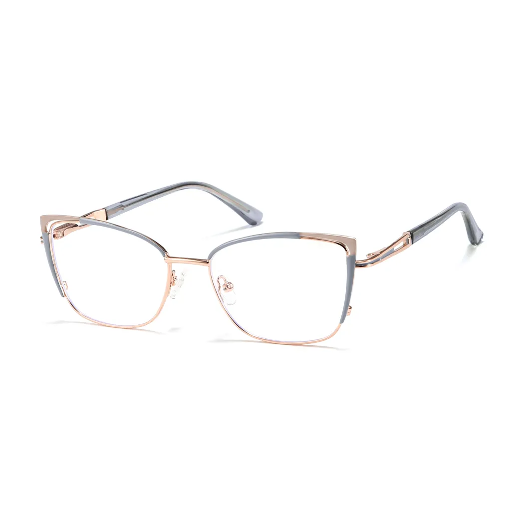 Rectangle Gold Blue