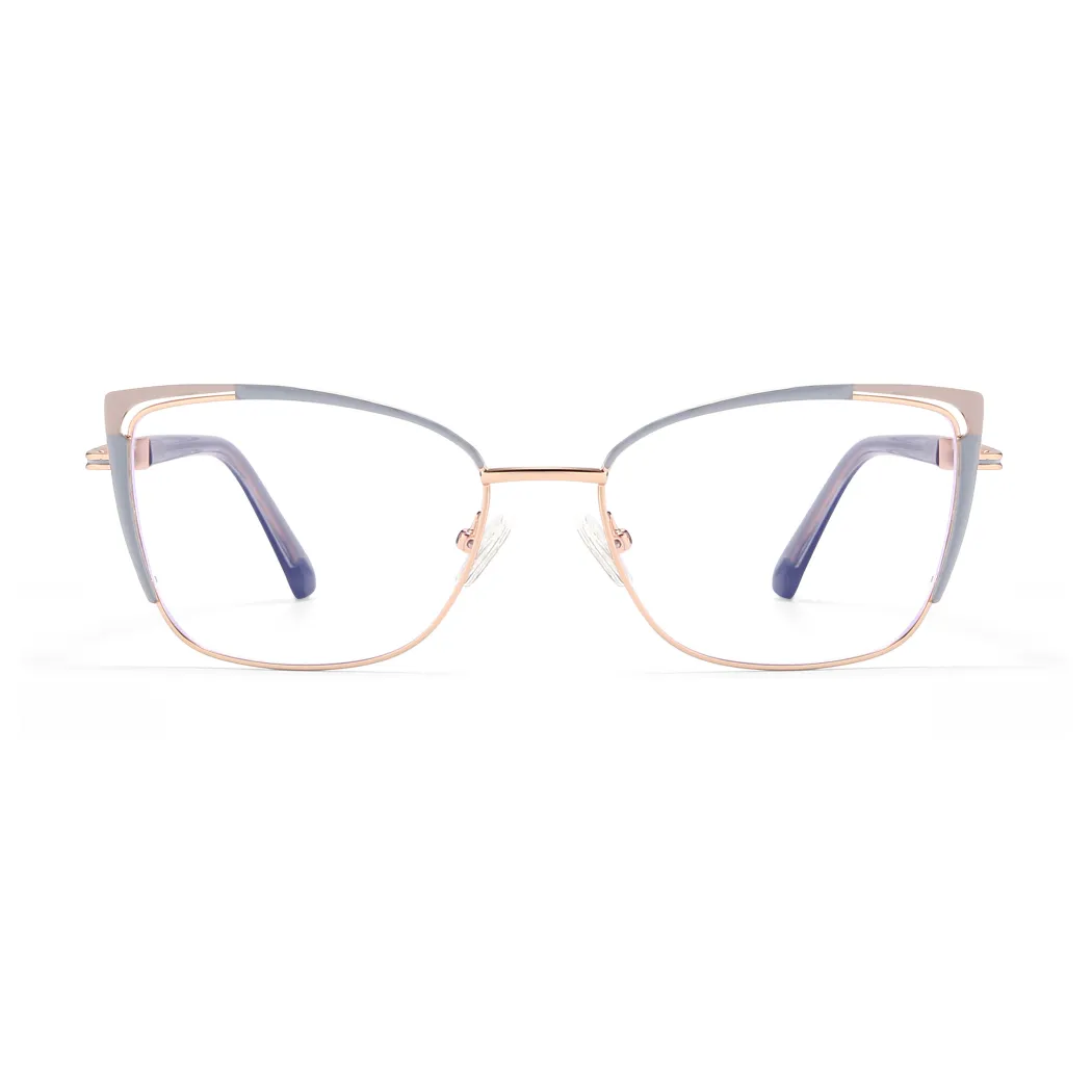Rectangle Gold Blue