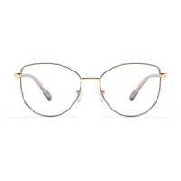 Oval Grey Eyeglasses