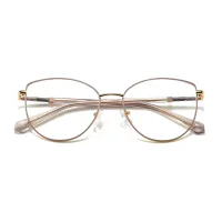 Oval Grey Eyeglasses