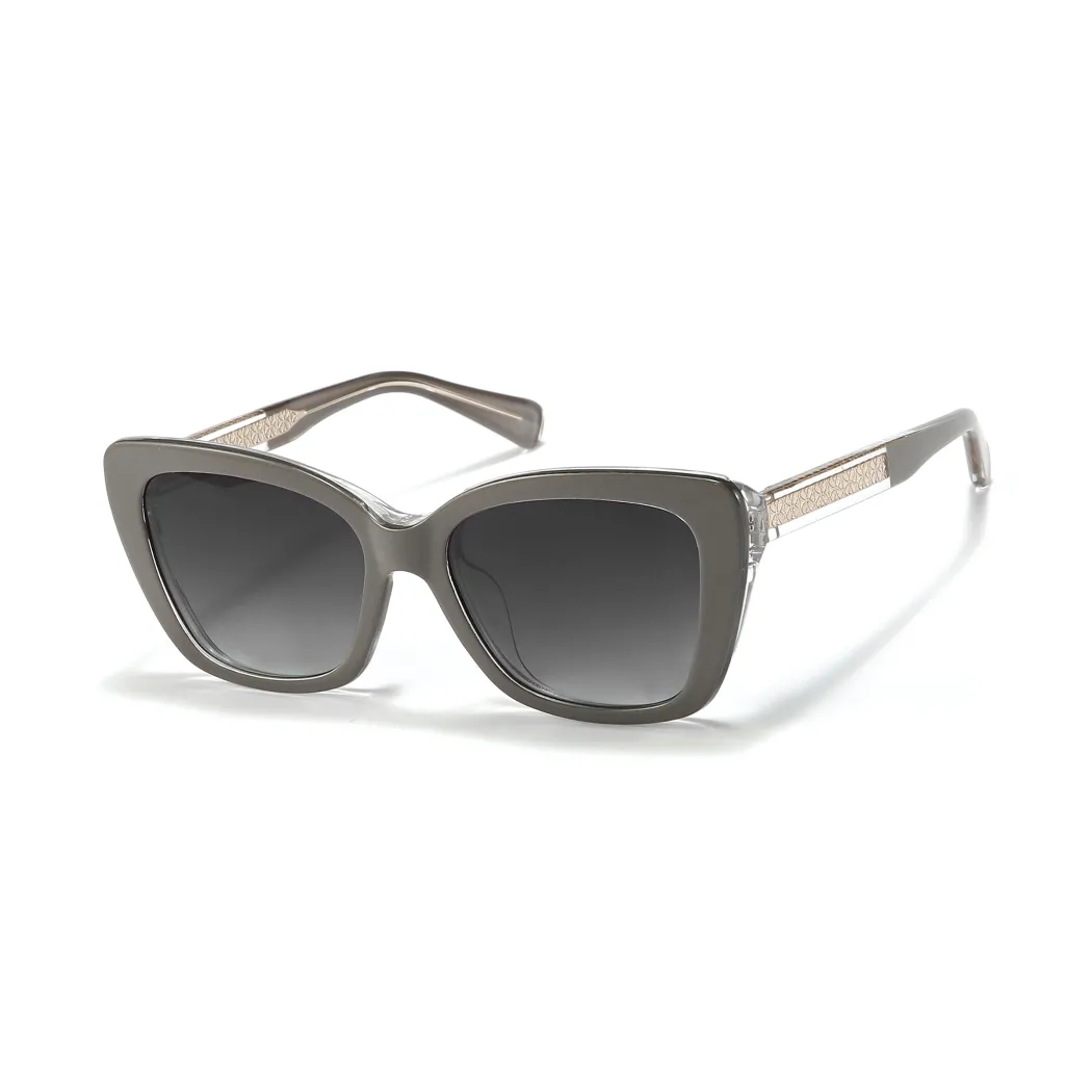 Cat-eye Grey Eyeglasses