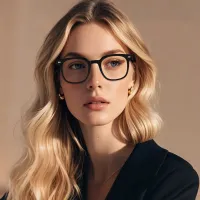 Square Tortoiseshell Eyeglasses