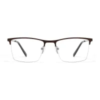 Browline Brown Eyeglasses