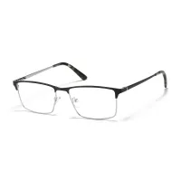 Browline Black Silver