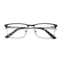 Browline Black Silver