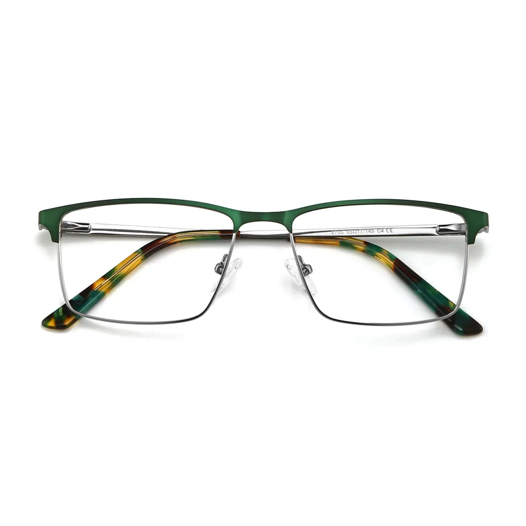 Browline Green Eyeglasses