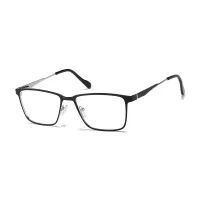 Rectangle Black Silver