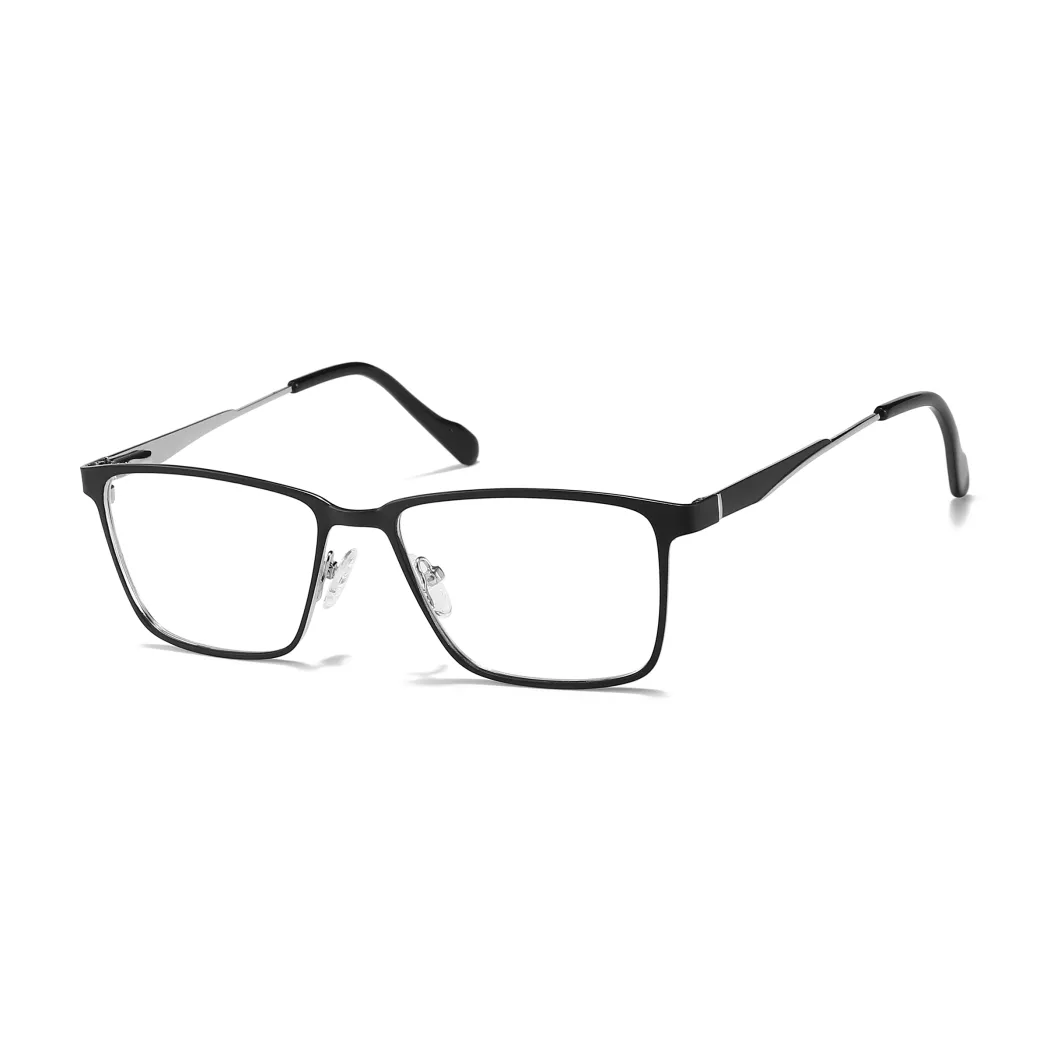 Rectangle Black Silver