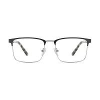 Browline Gun Eyeglasses