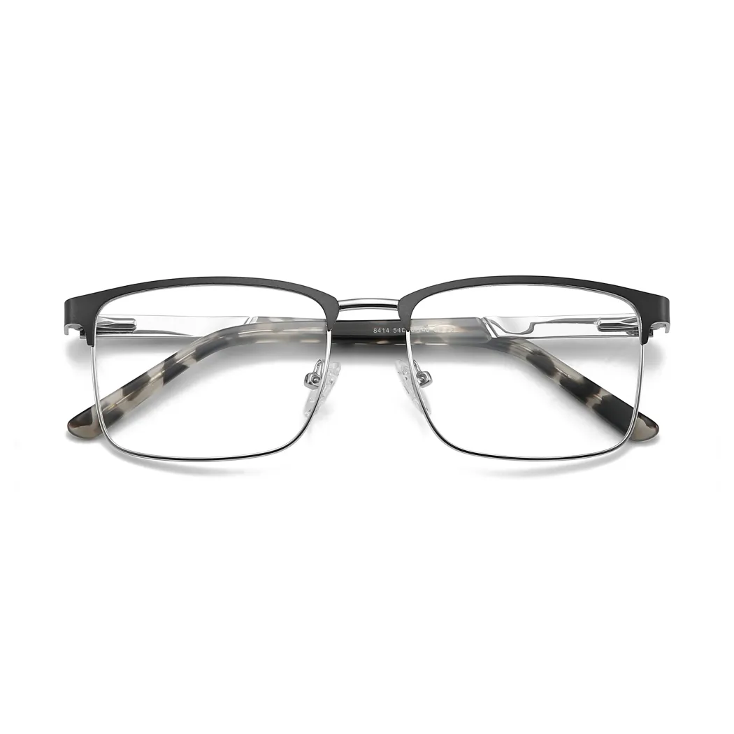 Browline Gun Eyeglasses