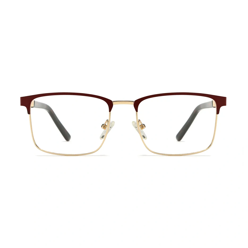 Browline Gold Eyeglasses