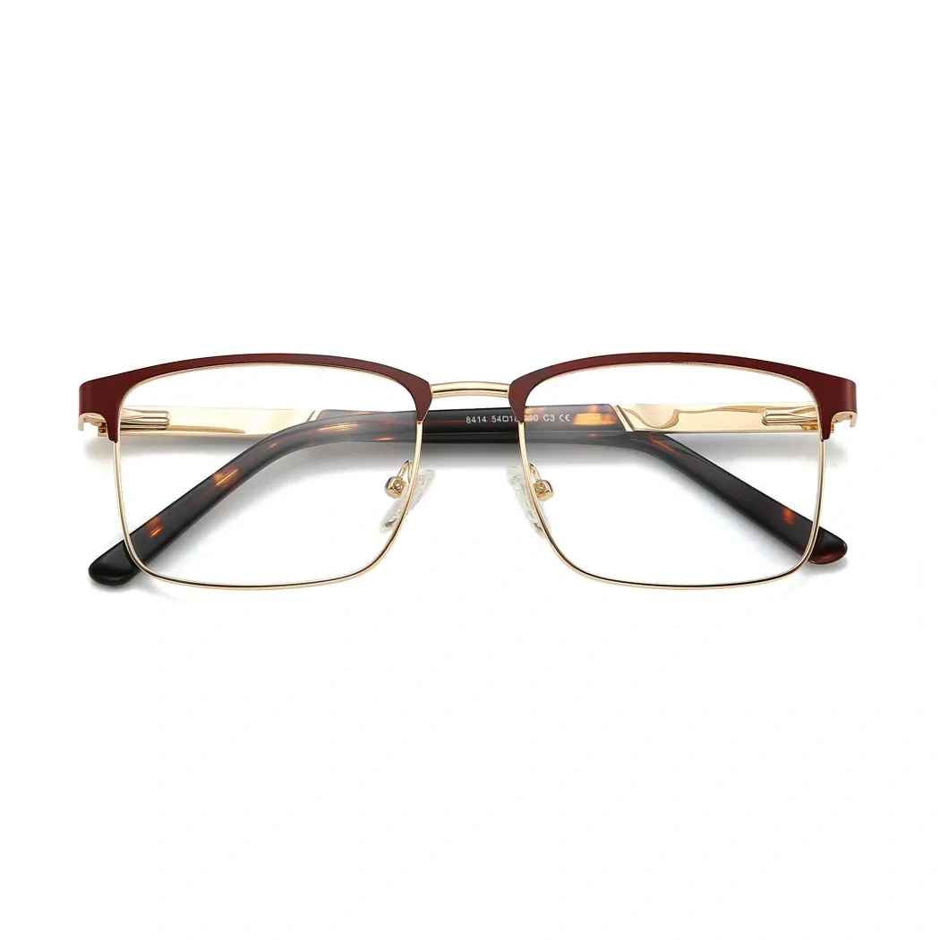 Browline Gold Eyeglasses