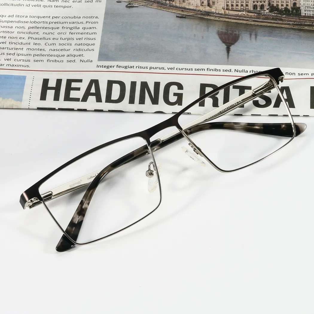 Browline Gun Eyeglasses