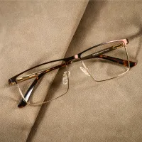 Browline Gold Eyeglasses