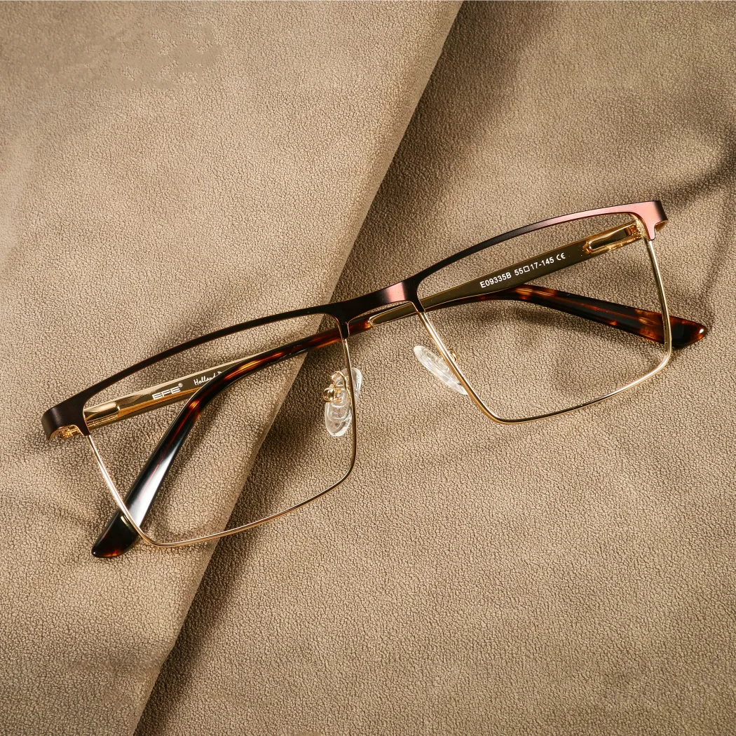 Browline Gold Eyeglasses
