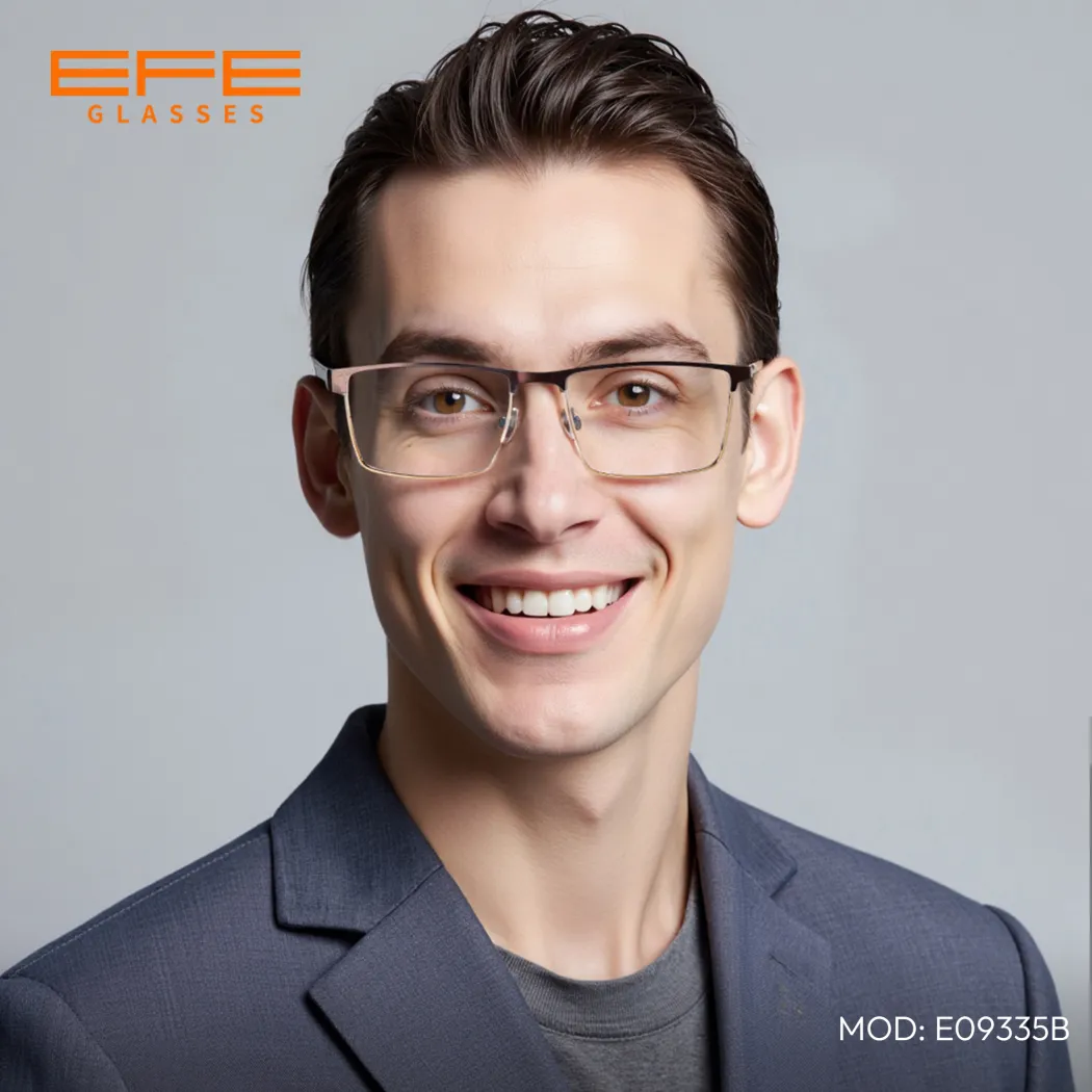 Browline Gold Eyeglasses