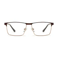 Browline Rectangle Brown