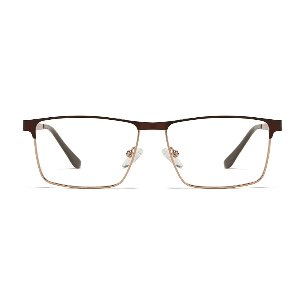 Browline Rectangle Brown