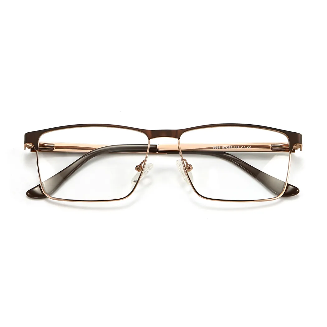 Browline Rectangle Brown