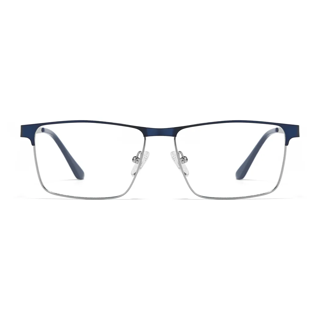 Browline Rectangle Blue