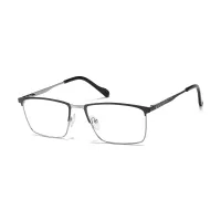 Rectangle Black Silver