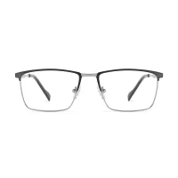 Rectangle Black Silver