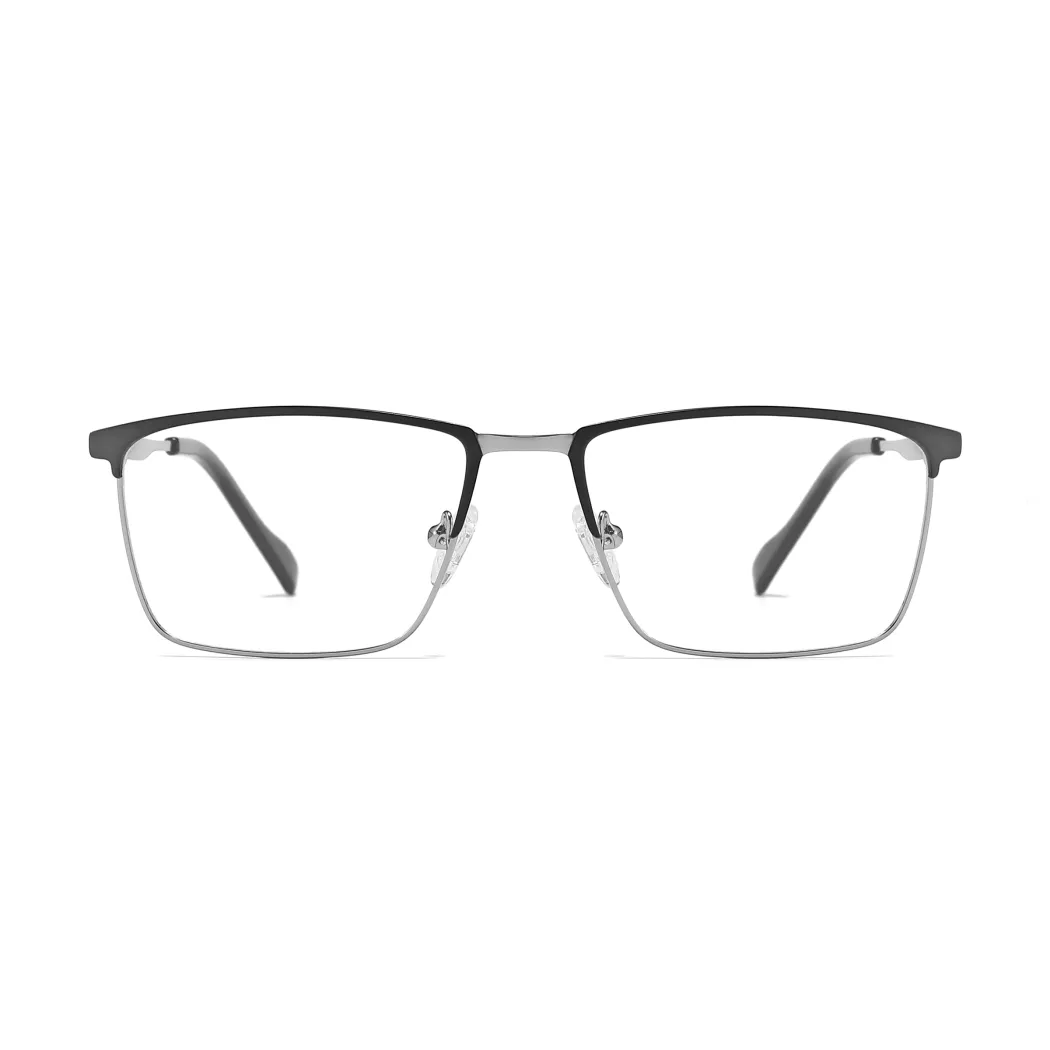 Rectangle Black Silver