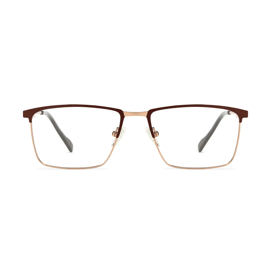 Rectangle Brown Gold