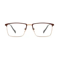 Rectangle Brown Gold