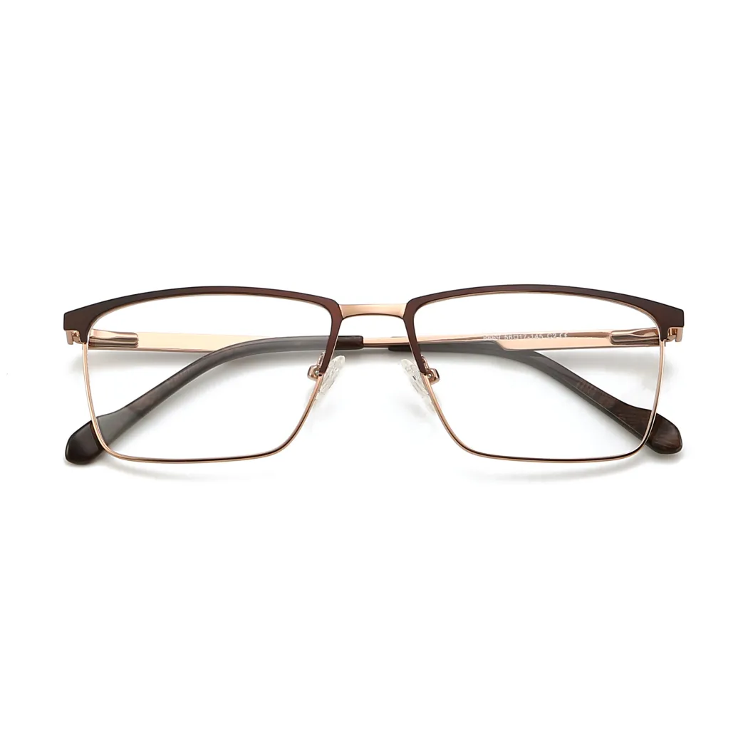 Rectangle Brown Gold