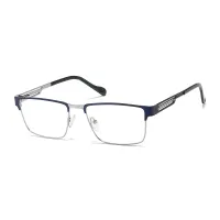Rectangle Blue Eyeglasses