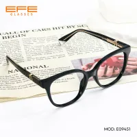Oval Black Eyeglasses
