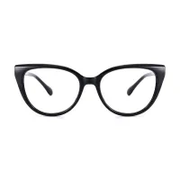 Oval Black Eyeglasses