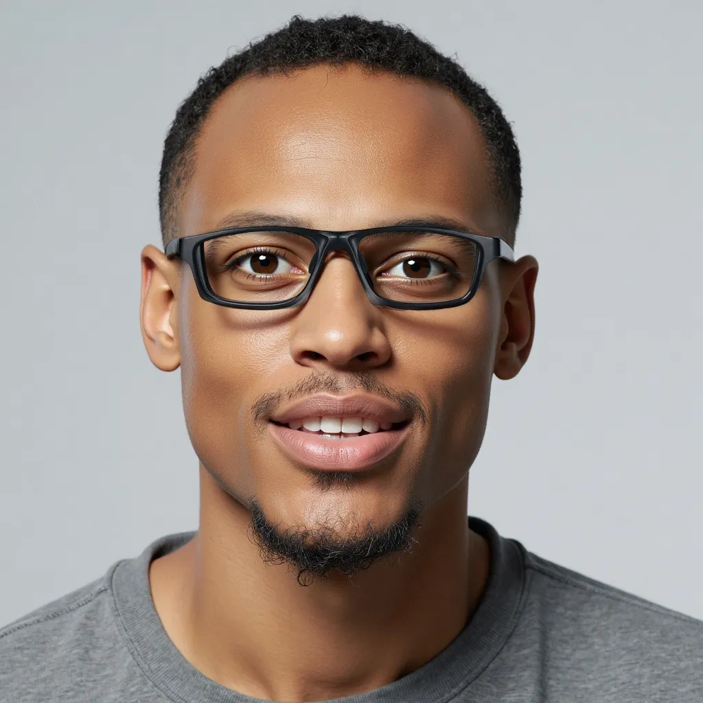 Rectangle Sports Glasses
