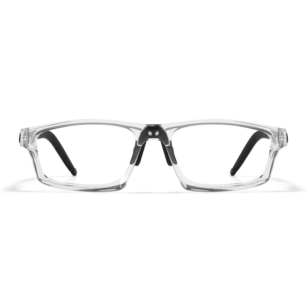 Rectangle Black/Clear Eyeglasses