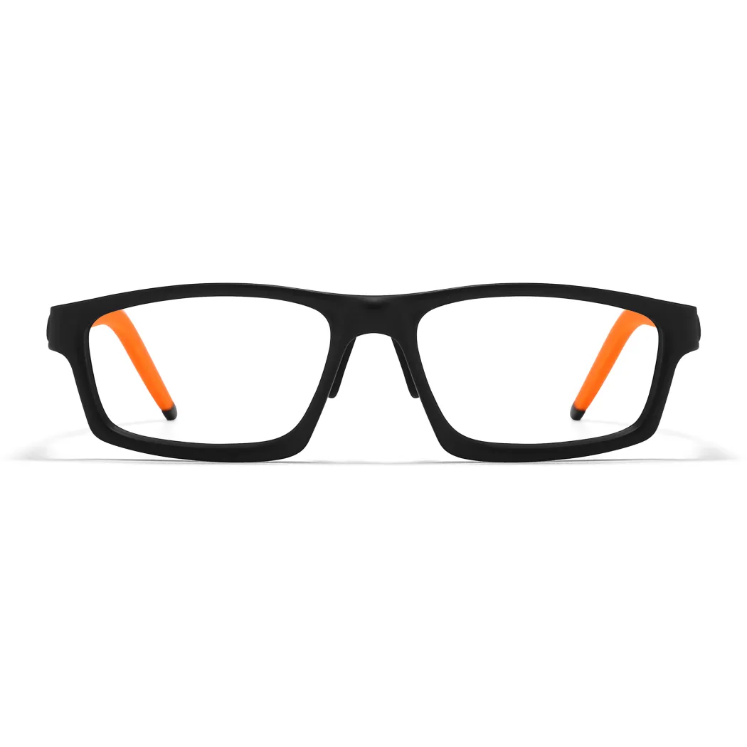 Rectangle Black Orange