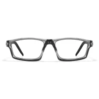 Rectangle Transparent-Gray Eyeglasses