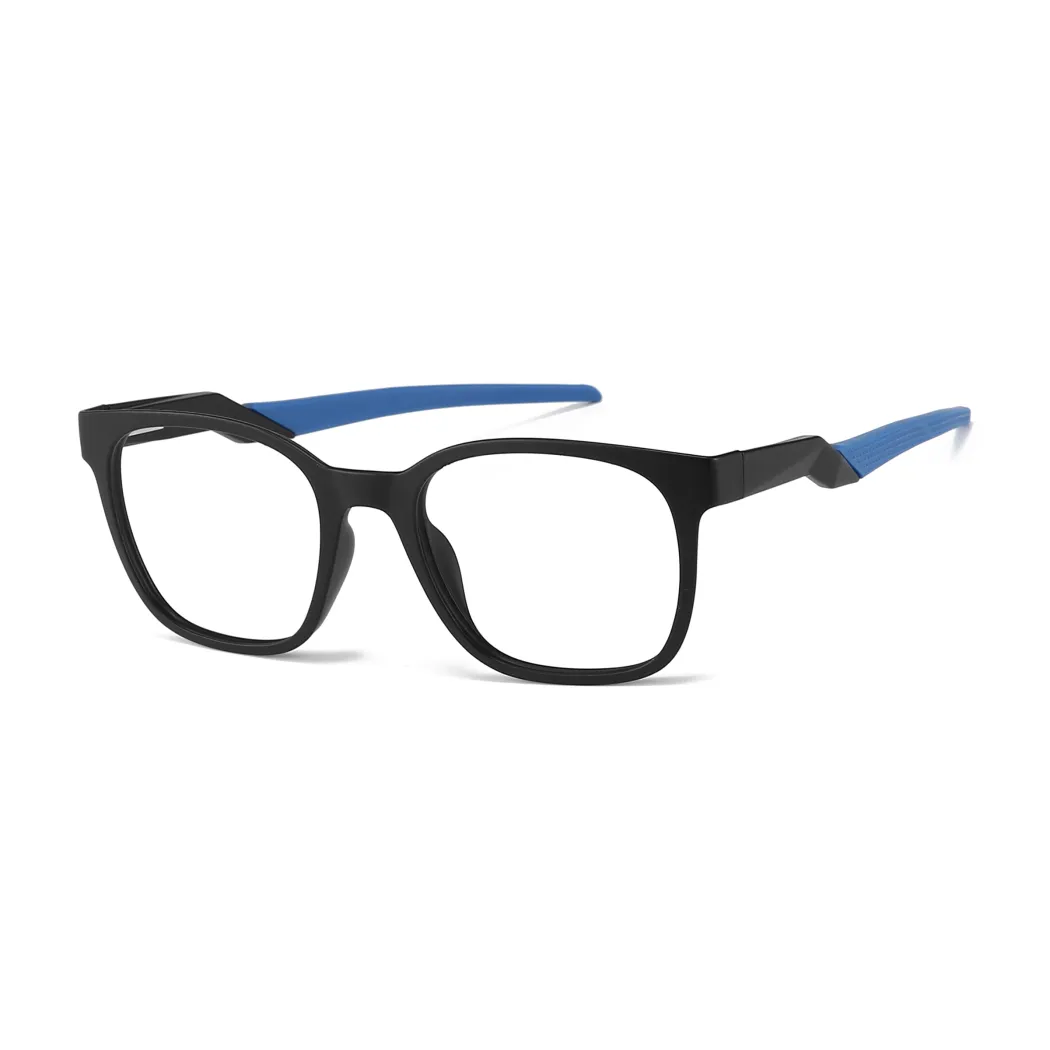 Square Black Blue