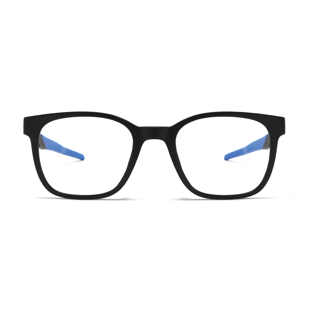 Square Black Blue