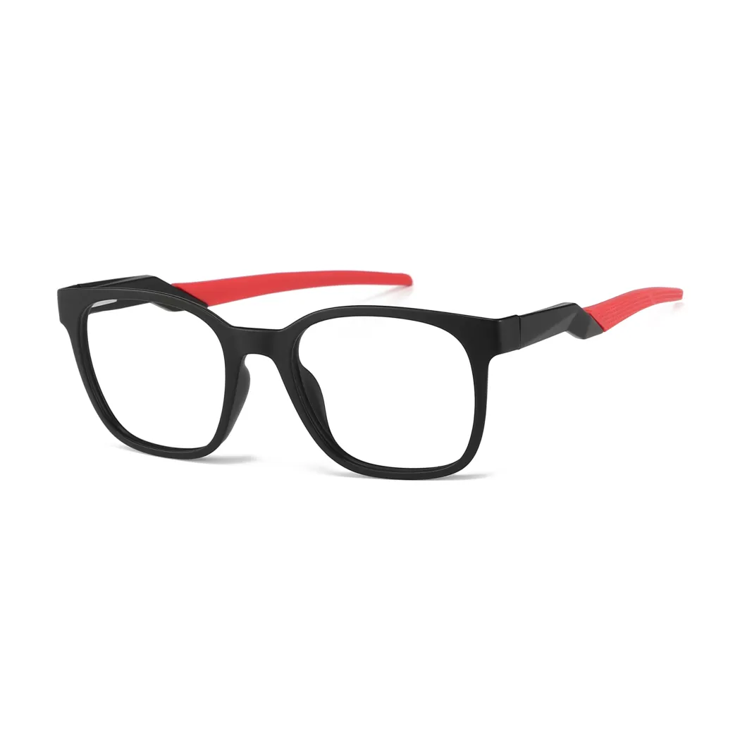 Square Red Black