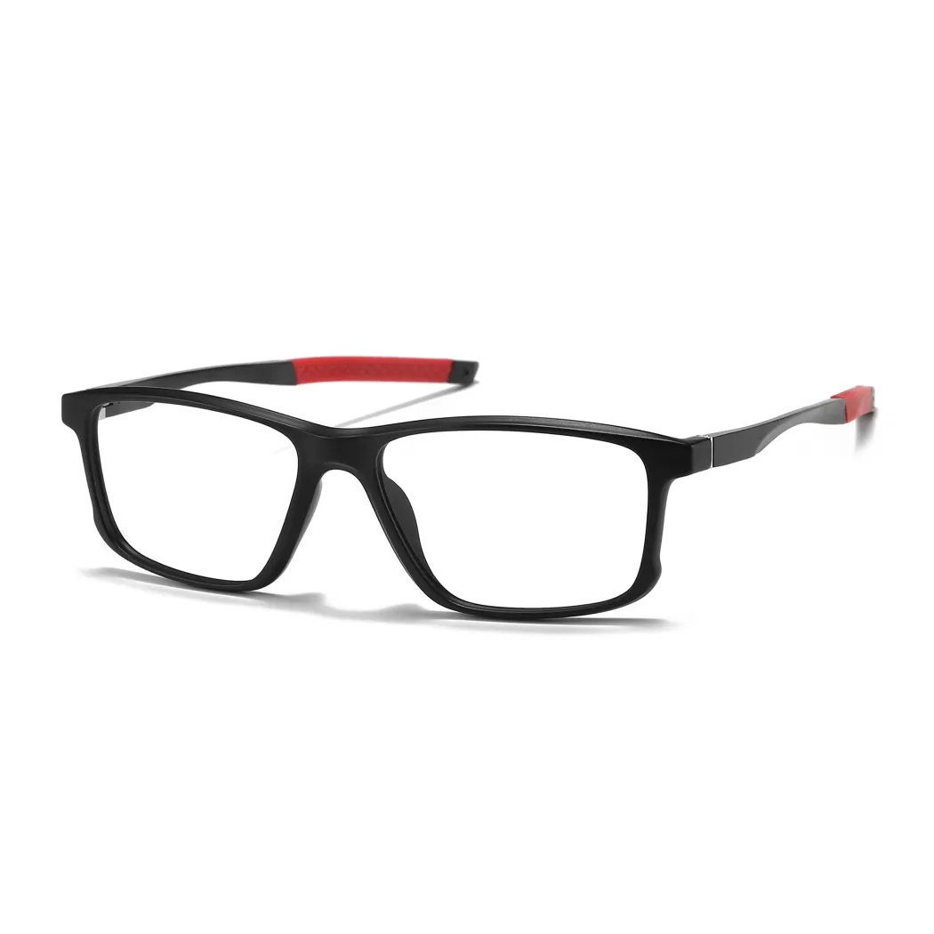 Rectangle Red Black