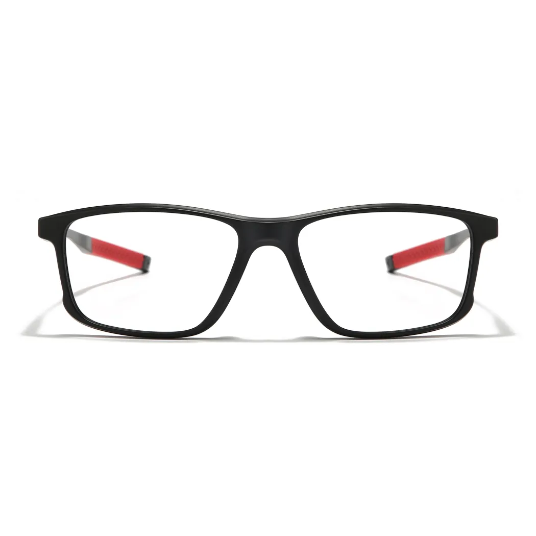 Rectangle Red Black