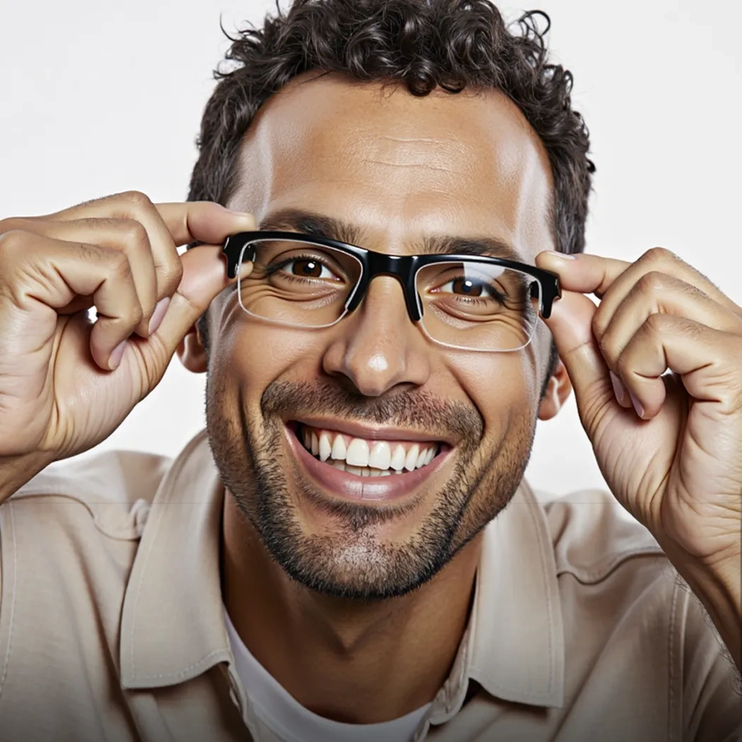 Rectangle Black Eyeglasses